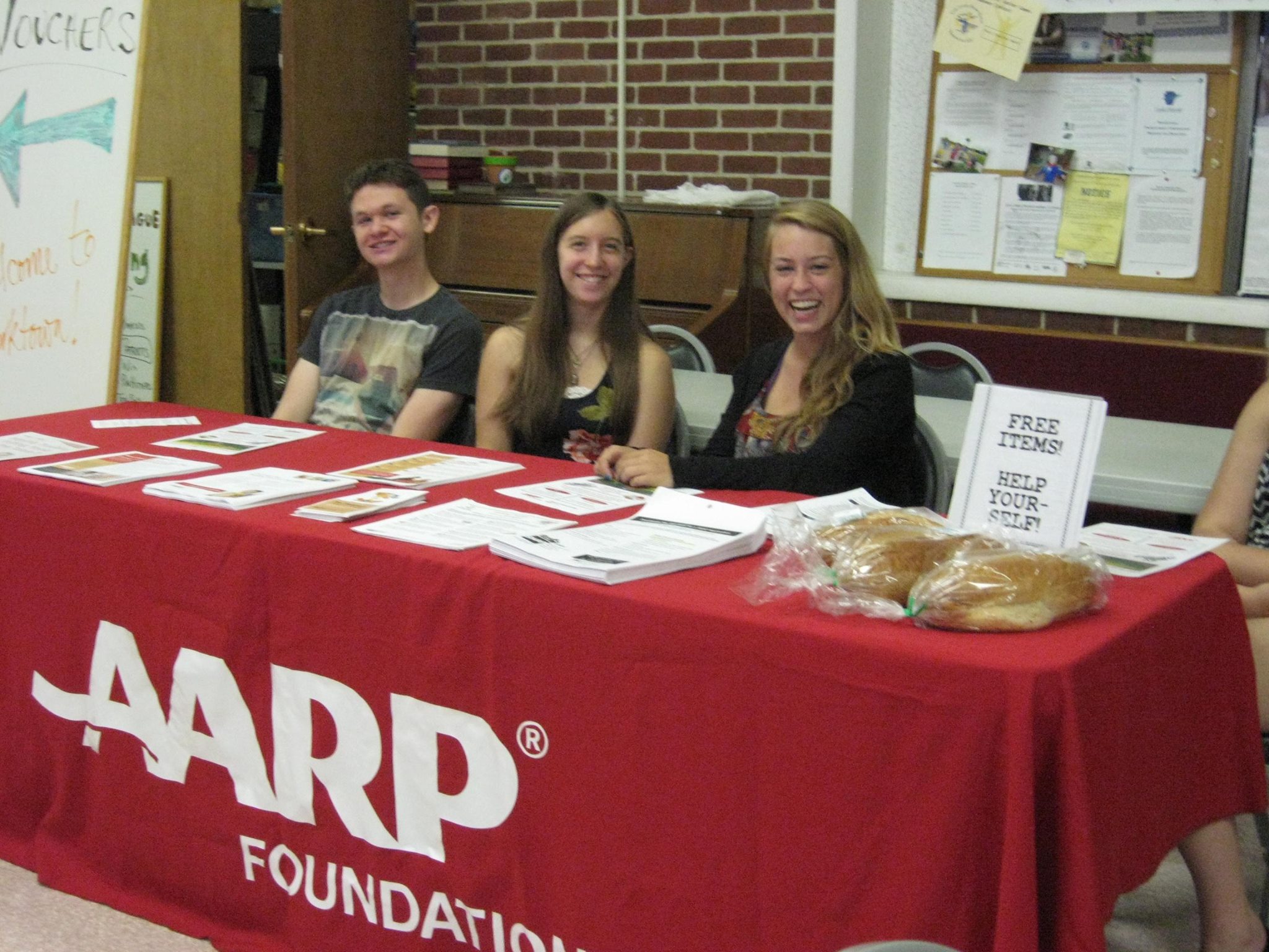 Seniors participating in a fundraiser for Yorktown Senior Center