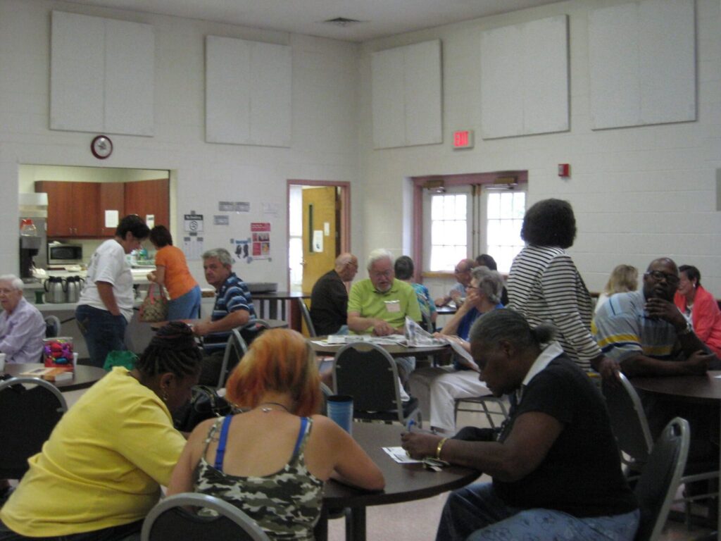 Seniors enjoying their time at the Yorktown Senior Center in York, PA