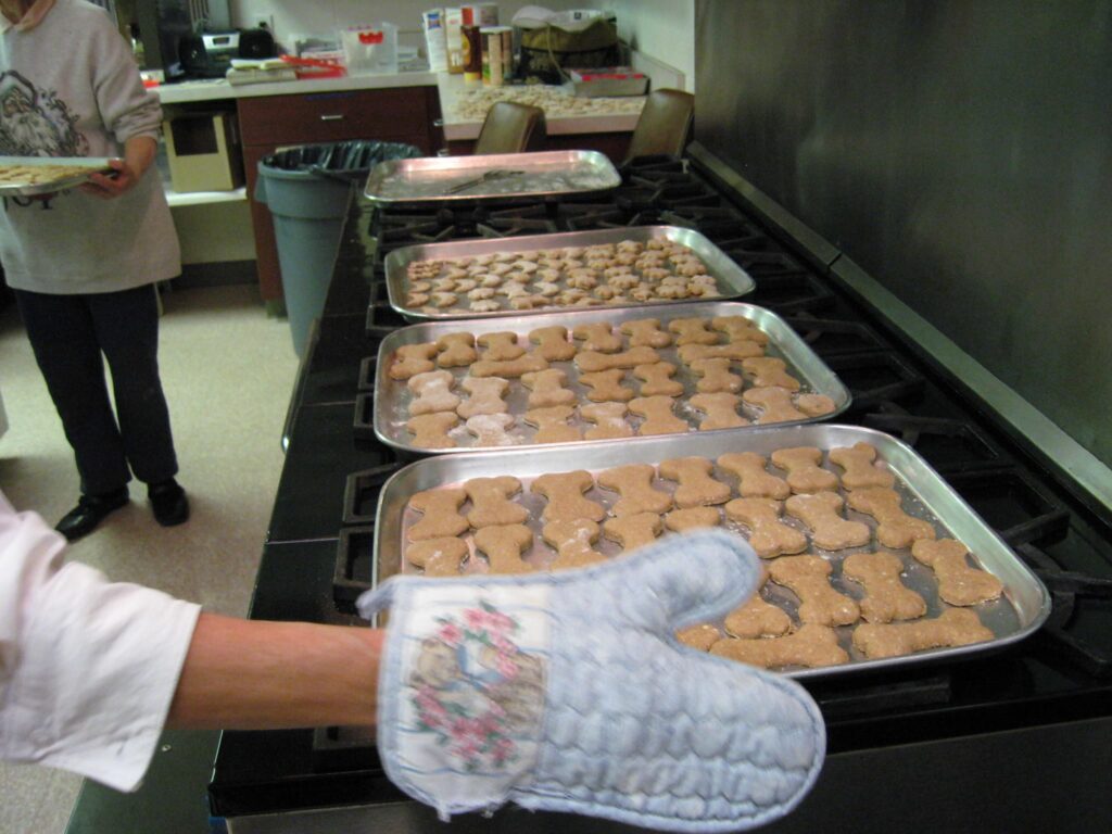 Seniors participating in a fundraiser for Yorktown Senior Center