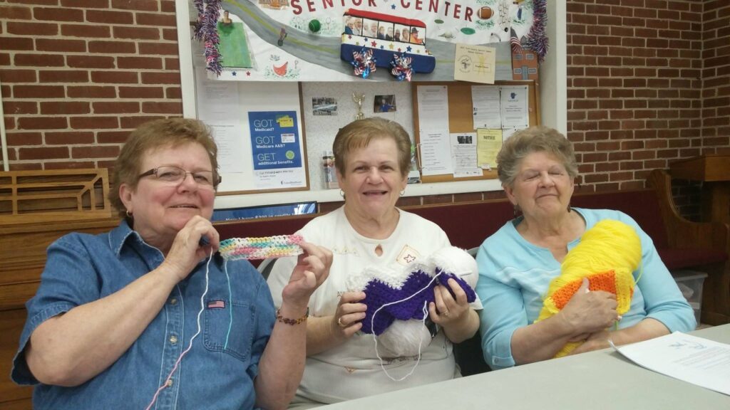 Seniors enjoying their time at the Yorktown Senior Center in York, PA