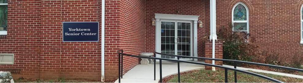 Outside view of the Yorktown Senior Center